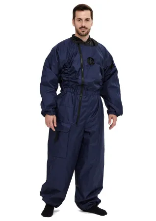 Защитный комбинезон синий для сухого гидрокостюма любого размера