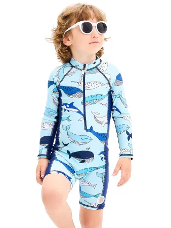 Детский гидрокостюм из лайкры Blue Whale