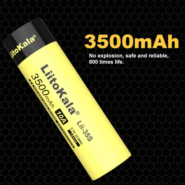 Аккумулятор 18650 LiitoKala 35S 3500 mah