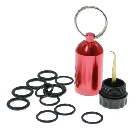 Брелок баллон с о-рингами DIN и YOKE красный