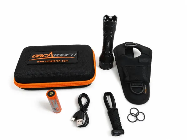 Фонарь подводный Orca Torch D550 Kit 970 Люмен