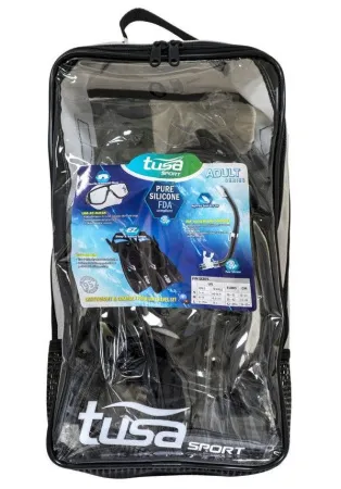 Комплект маска+трубка+ласты в сумке Tusa Sport UPR-0101