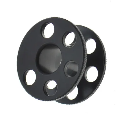 Шпуля Delrin малая 8 метров без линя белая