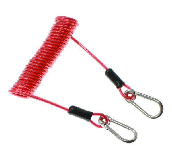 Пружинная спираль с двумя карабинами