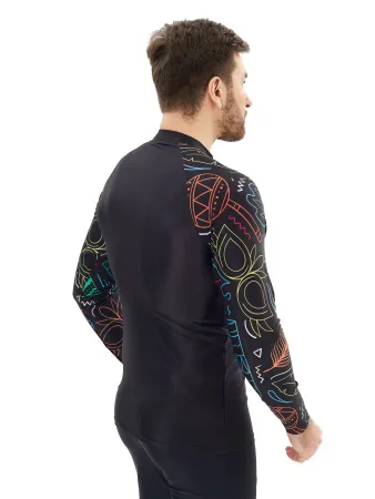 Футболка T-Flex Black Neon UPF50 мужская