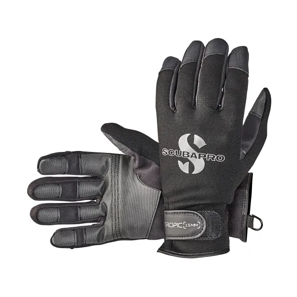 Перчатки Scubapro Tropic Black 1.5 мм Перчатки Scubapro Tropic Black 1.5 мм