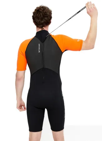 Гидрокостюм мужской Scorpena Hawaii Shorty 3 мм оранжевый