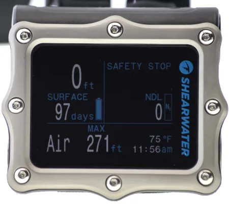 Компьютер Shearwater Perdix II Ti + трансмиттер Swift Combo