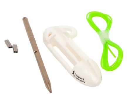 Кукан Salvimar Portapesci с креплением на ремень белый