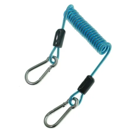 Пружинная спираль с двумя карабинами