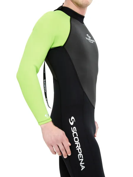 Гидрокостюм мужской Scorpena Hawaii 3 мм зеленый