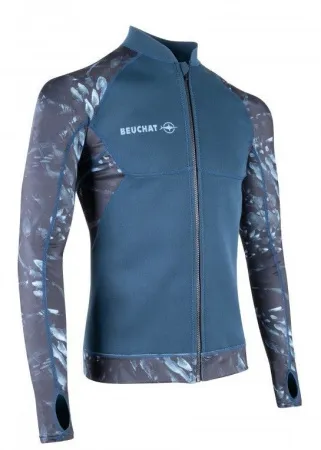 Футболка неопрен/лайкра Beuchat Atoll с молнией мужская