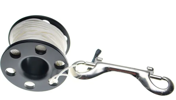 Шпуля с карабином и линем TDE 20 метров