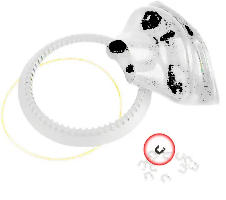 Зажим шейного кольца TDE Delrin  для систем SiTech 