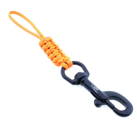 Односторонний карабин с покрытием и петлей Keep Diving 90 мм
