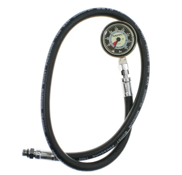 Манометр Aquatec 400 Bar со шлангом 80 см
