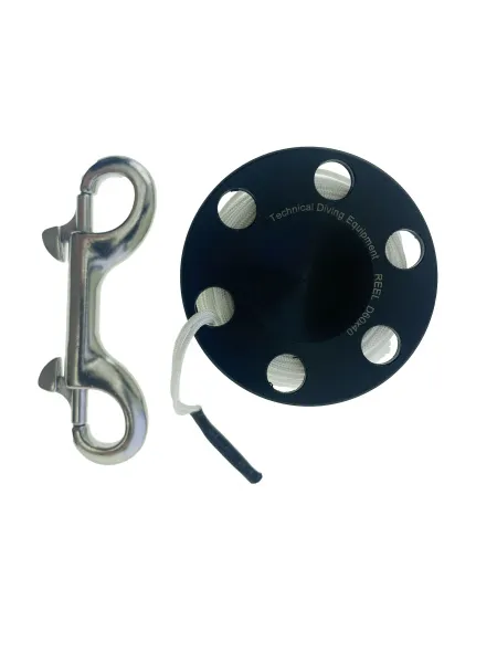 Катушка-шпуля скользящая без отверстия TDE с линем 20 метров