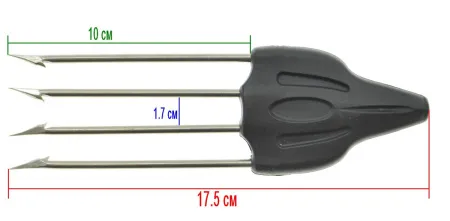 Четырехзубец усиленный каленый Salvimar Speed 4