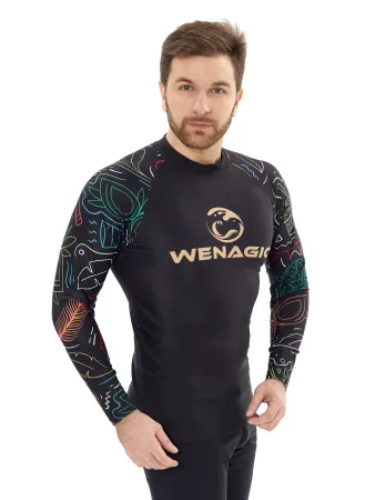 Футболка T-Flex Black Neon UPF50 мужская