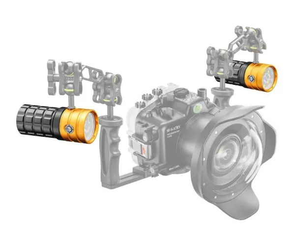 Подводный видео осветитель SeaFrogs MK-19 LED video light (11000 люмен)