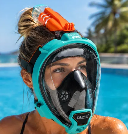 Полнолицевая маска для сноркелинга Ocean Reef Aria QR+