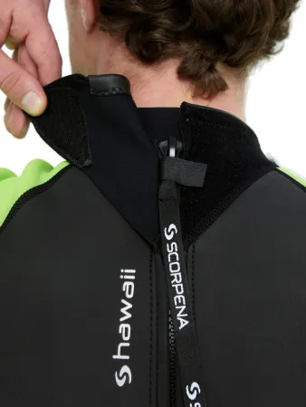 Гидрокостюм мужской Scorpena Hawaii 3 мм зеленый