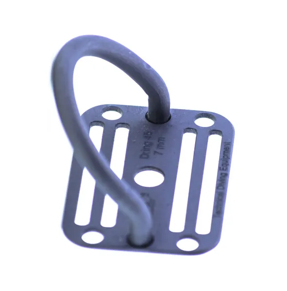 D-кольцо титановое на пластине TDE 2″ (50 мм) толщина 7 мм 45° D-кольцо титановое на пластине TDE 2″ (50 мм) толщина 7 мм 45°