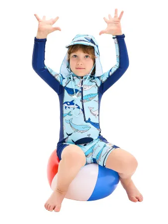 Детский гидрокостюм из лайкры Blue Whale