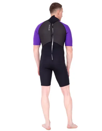 Гидрокостюм мужской Scorpena Hawaii Shorty 3 мм фиолетовый
