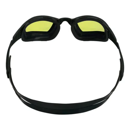Очки Aqua Sphere Phelps Ninja Yellow Navy зеркальные линзы Titanium