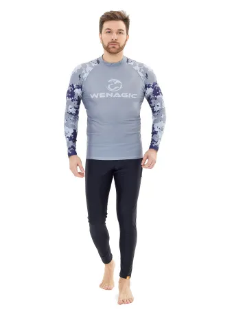 Футболка T-Flex Grey Camo UPF50 мужская