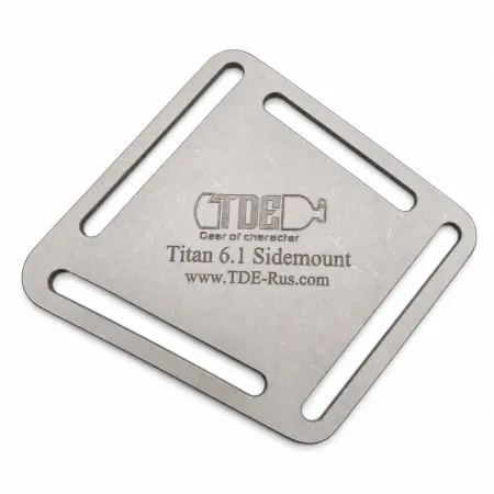 Пластина боковая четырехщелевая из титана TDE 2″ (50 мм)