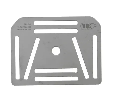 Пластина средняя TDE из алюминия толщиной 3 мм