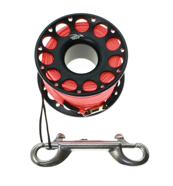 Шпуля 30 метров анодированный алюминий Black