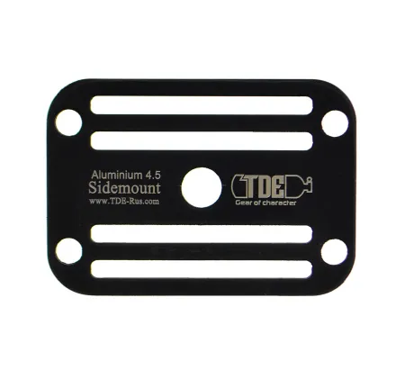 Пластина четырехщелевая из анодированного алюминия 3 мм TDE