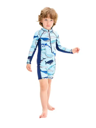 Детский гидрокостюм из лайкры Blue Whale