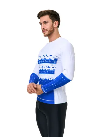 Футболка T-Flex Blue White UPF80 мужская