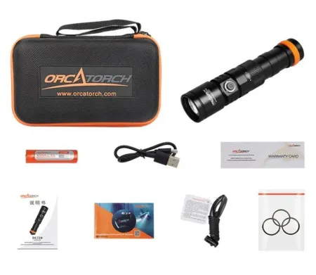 Фонарь OrcaTorch DC710 3000 Люмен 