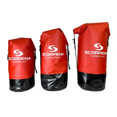 Гермомешок с лямками Scorpena Narva Red 60 литров