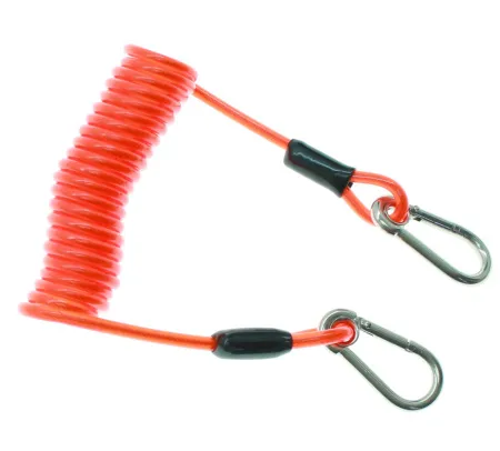 Пружинная спираль с двумя карабинами