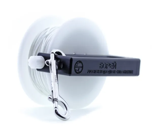 Ходовая катушка Борей с карабином и линем 120 м