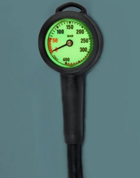 Манометр Metalsub 400 Bar со шлангом 80 см