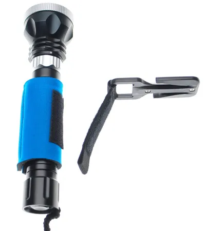 Чехол для стропореза на ручку фонаря TDE синий