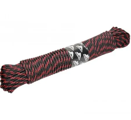 Буйреп плавающий высокопрочный 5 мм чёрно-красный 30 метров