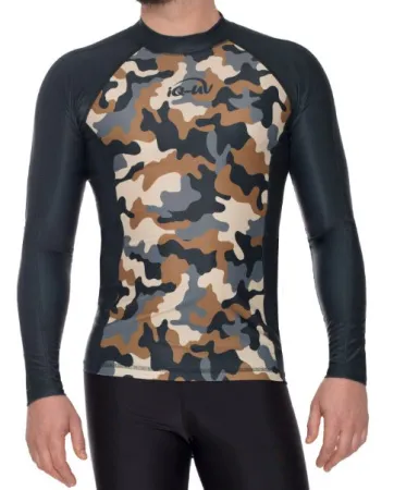 Футболка IQ Slim Fit мужская Camouflage Olive