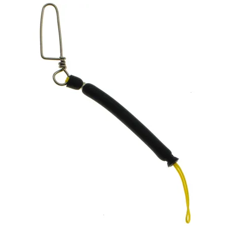 Амортизатор линя с карабином булавка SpearDiver Black Амортизатор линя с карабином булавка SpearDiver Black