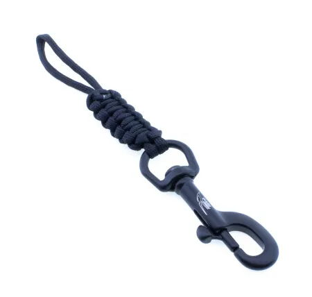 Односторонний карабин с покрытием и петлей Keep Diving 90 мм