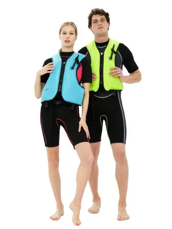 Жилет для сноркелинга взрослый оранжевый