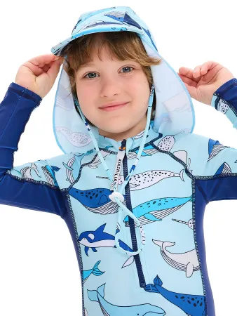 Детский гидрокостюм из лайкры Blue Whale