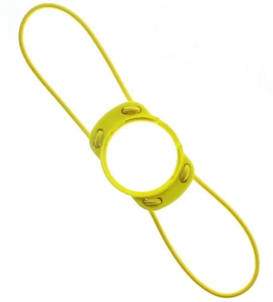 Ремень с адаптером корпуса для Compass Aqaulung Old Style желтый